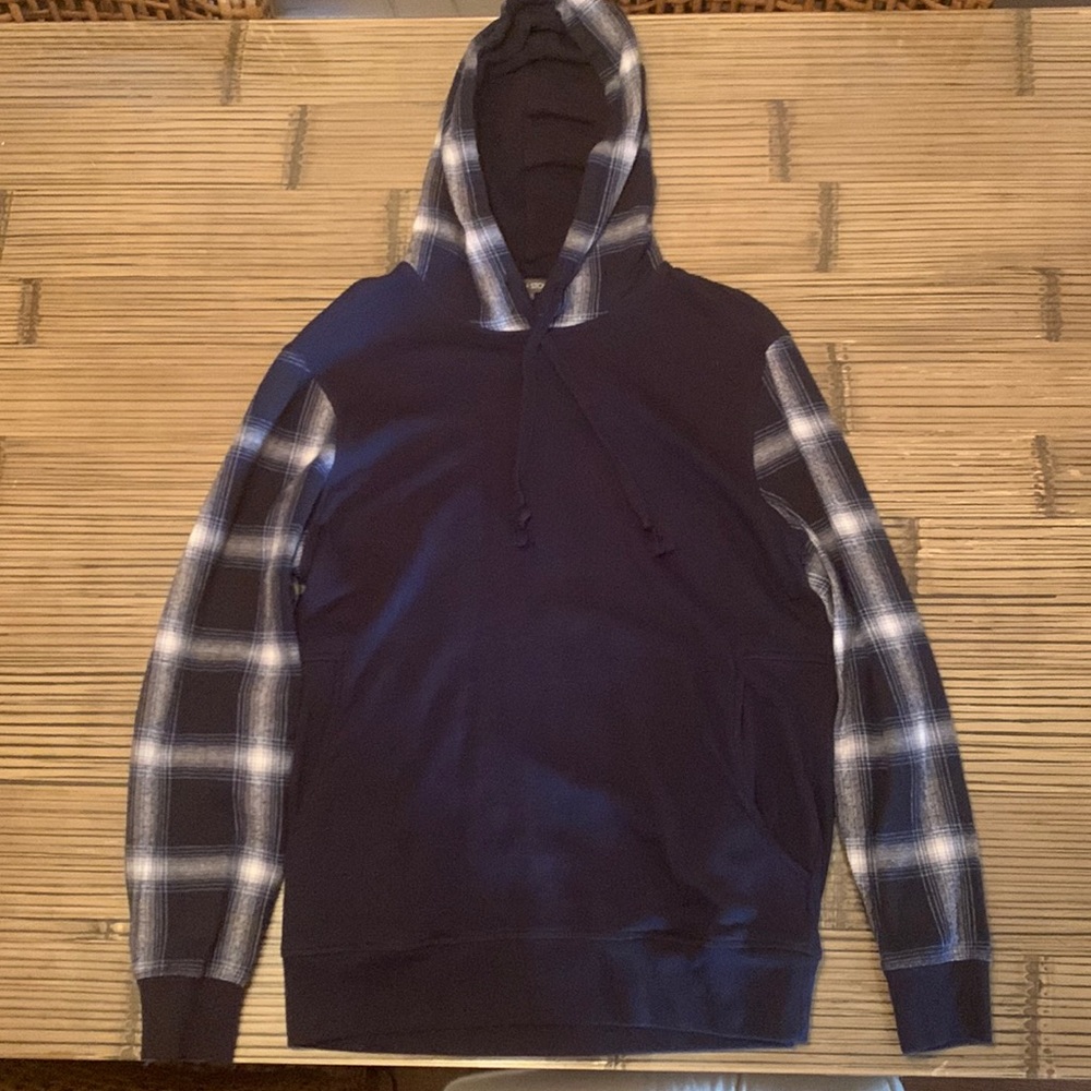 Men’s Blue Hoodie - L
